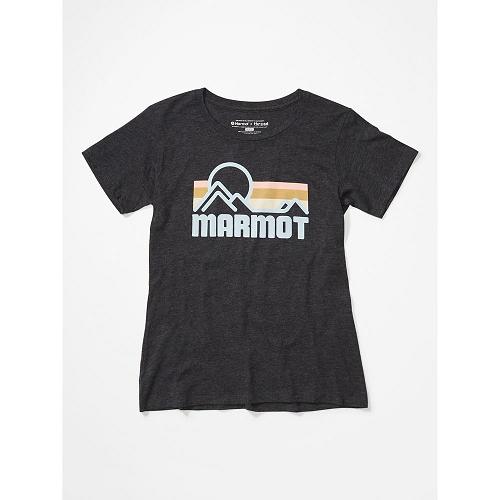 Marmot Coastal Clothes - Womens T-Shirts Black CA6719308 Canada